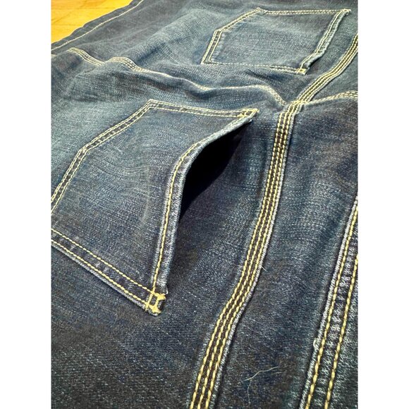 CJ BANKS Denim Button-Front Skirt - Picture 5 of 7